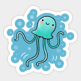 Dancing Jellyfish Sticker